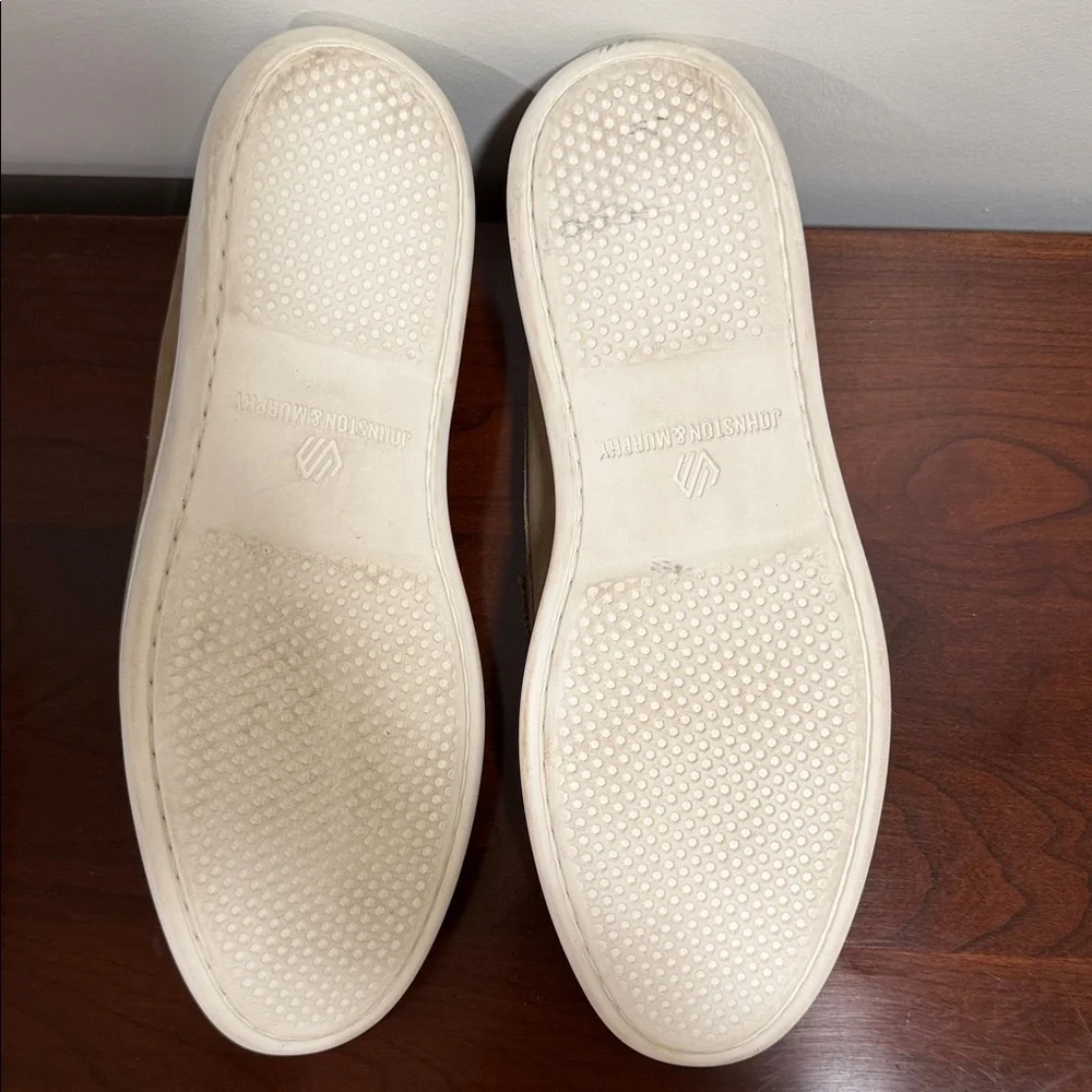Johnston & Murphy Tan Slip-On Loafers